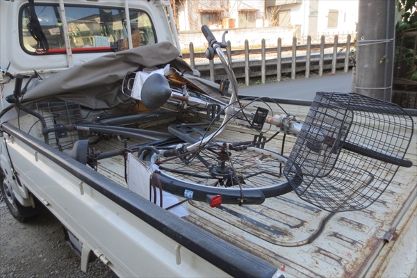 自転車を無料回収/入間市